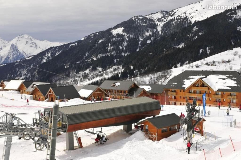 Saint Francois Longchamps Loc A La Montagne Avec Piscine Ete Hiver Vg23 מראה חיצוני תמונה